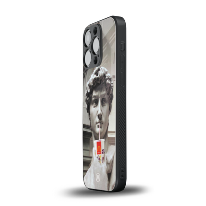 mc david back phone cover | glass case for iphone 14 pro