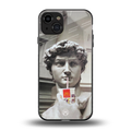 mc david back phone cover | glass case for iphone 15