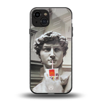 mc david back phone cover | glass case for iphone 15
