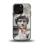 mc david back phone cover | glass case for iphone 16 pro