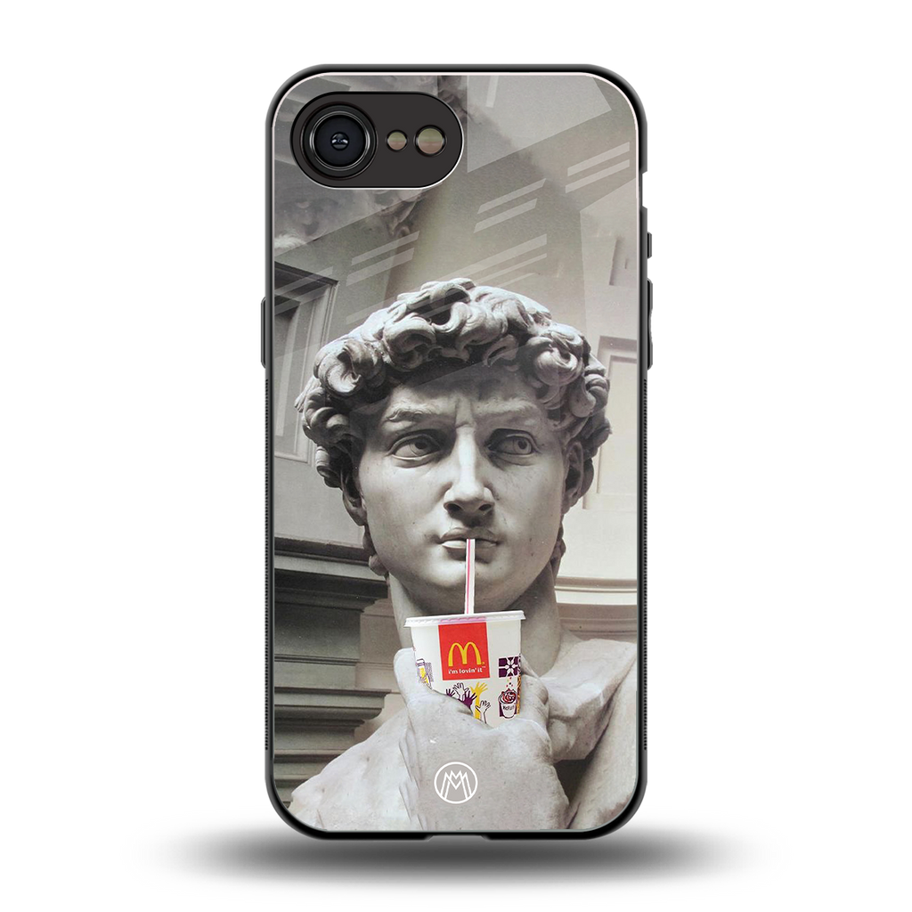 mc david back phone cover | glass case for iphone 16e