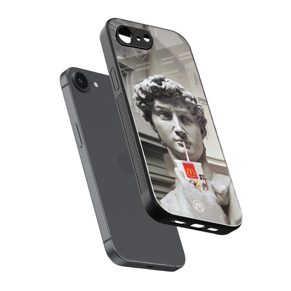 mc david back phone cover | glass case for iphone 16e