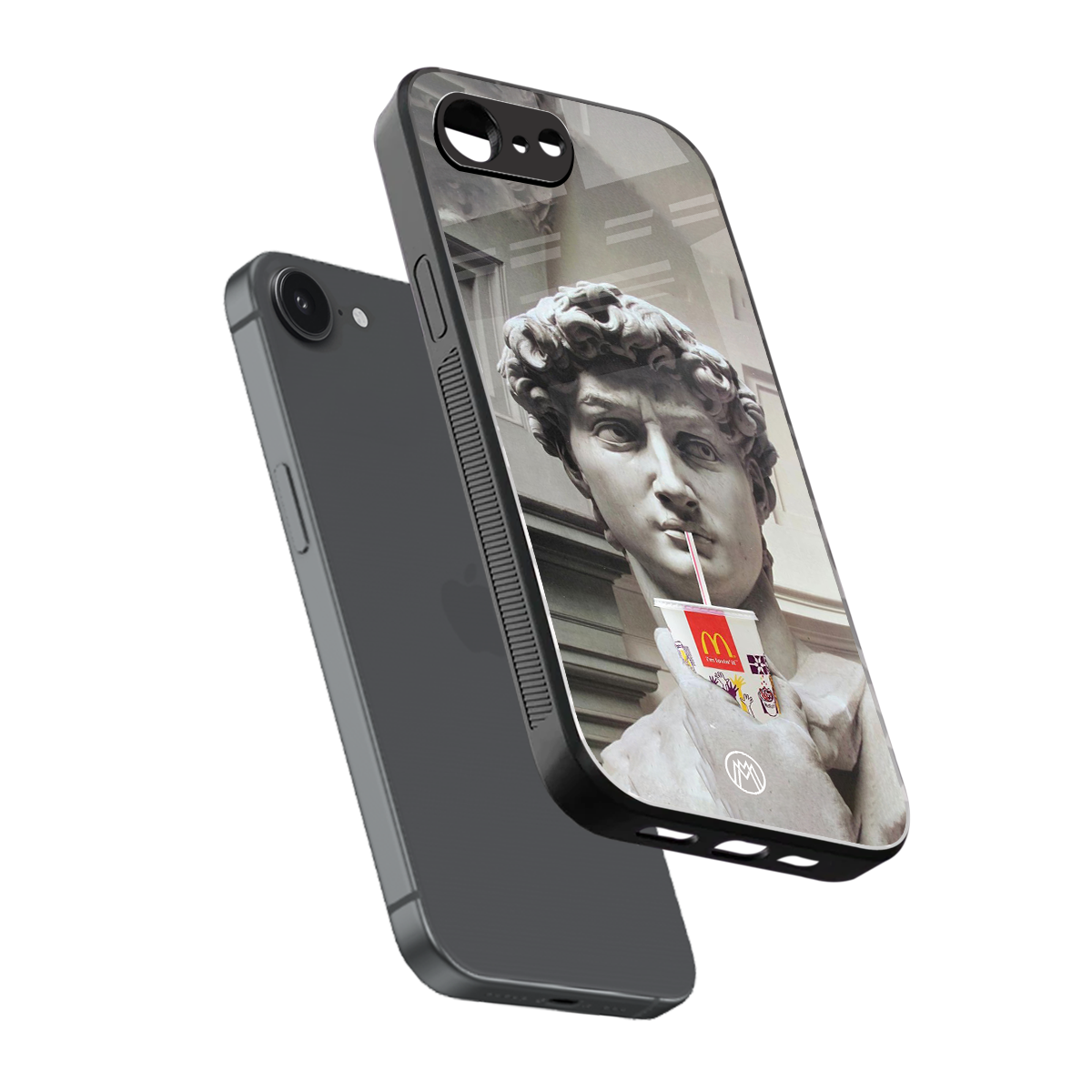 mc david back phone cover | glass case for iphone 16e
