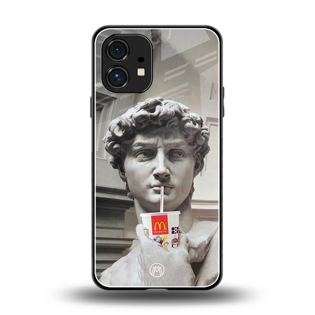 mc david back phone cover | glass case for nothing phone 1