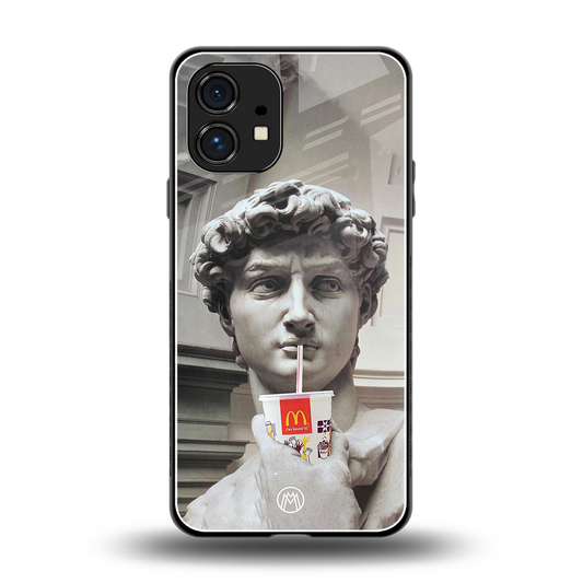 mc david back phone cover | glass case for nothing phone 1