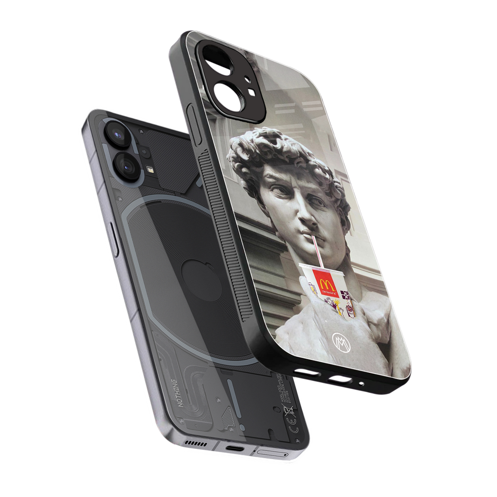 mc david back phone cover | glass case for nothing phone 1