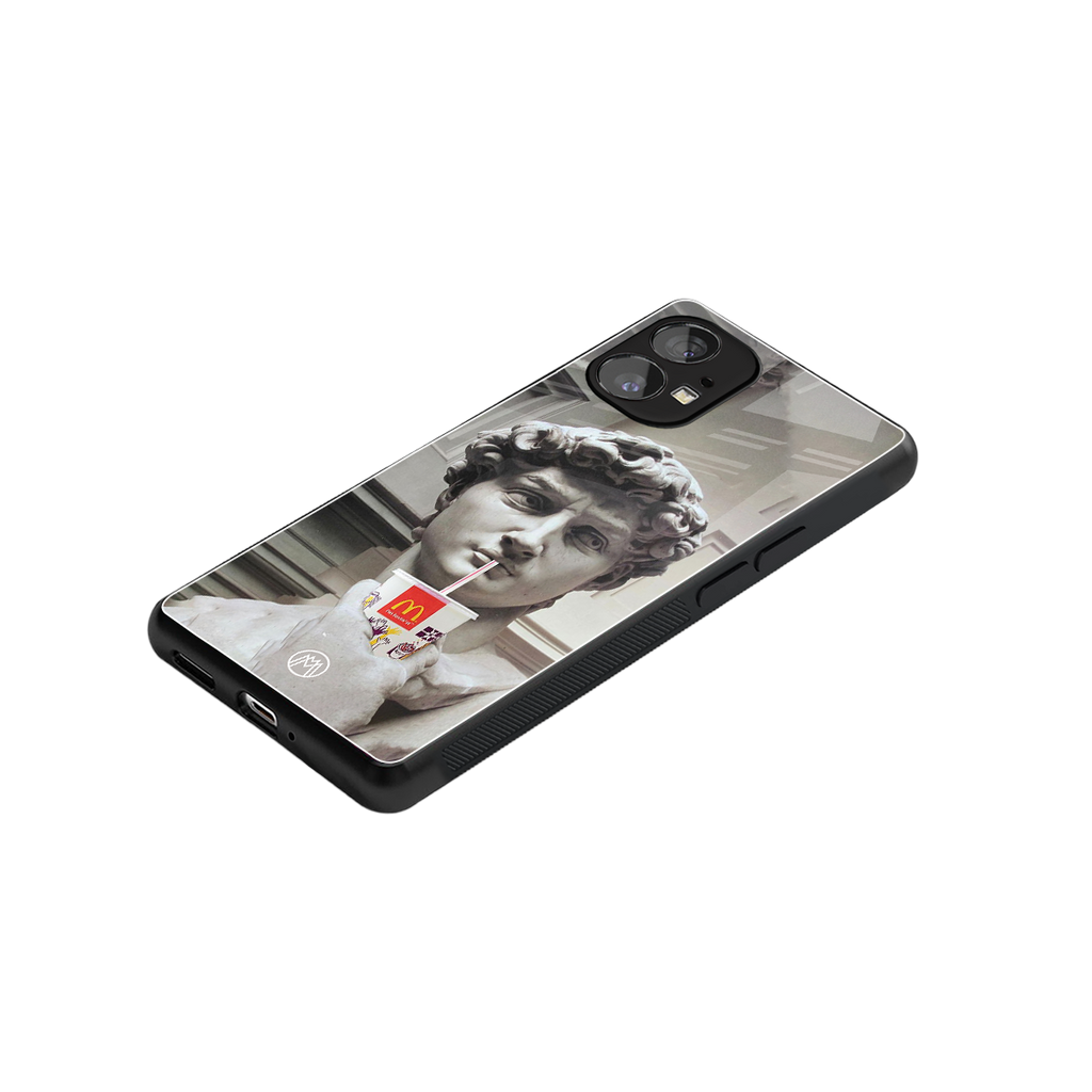 mc david back phone cover | glass case for nothing phone 1