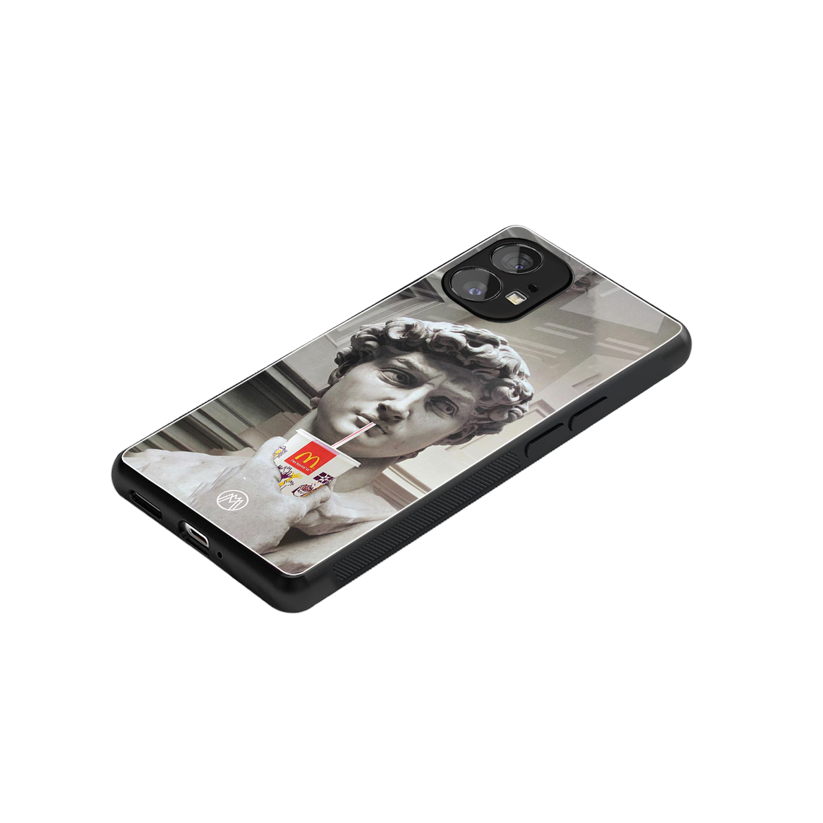 mc david back phone cover | glass case for nothing phone 1