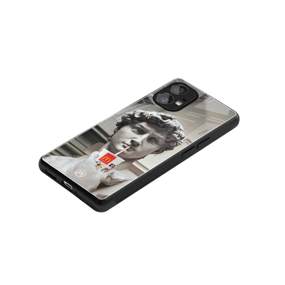 mc david back phone cover | glass case for nothing phone 1