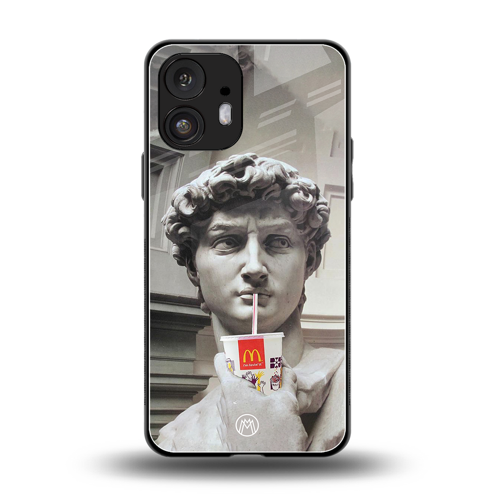 mc david back phone cover | glass case for nothing phone 2