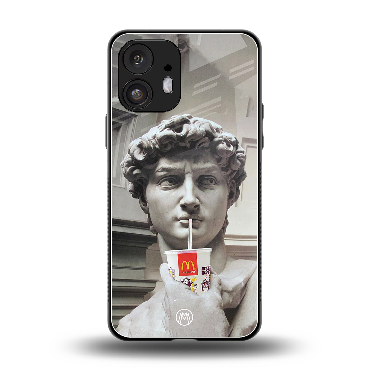 mc david back phone cover | glass case for nothing phone 2