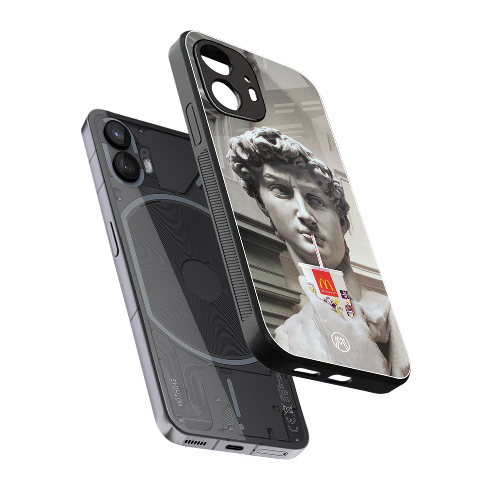 mc david back phone cover | glass case for nothing phone 2