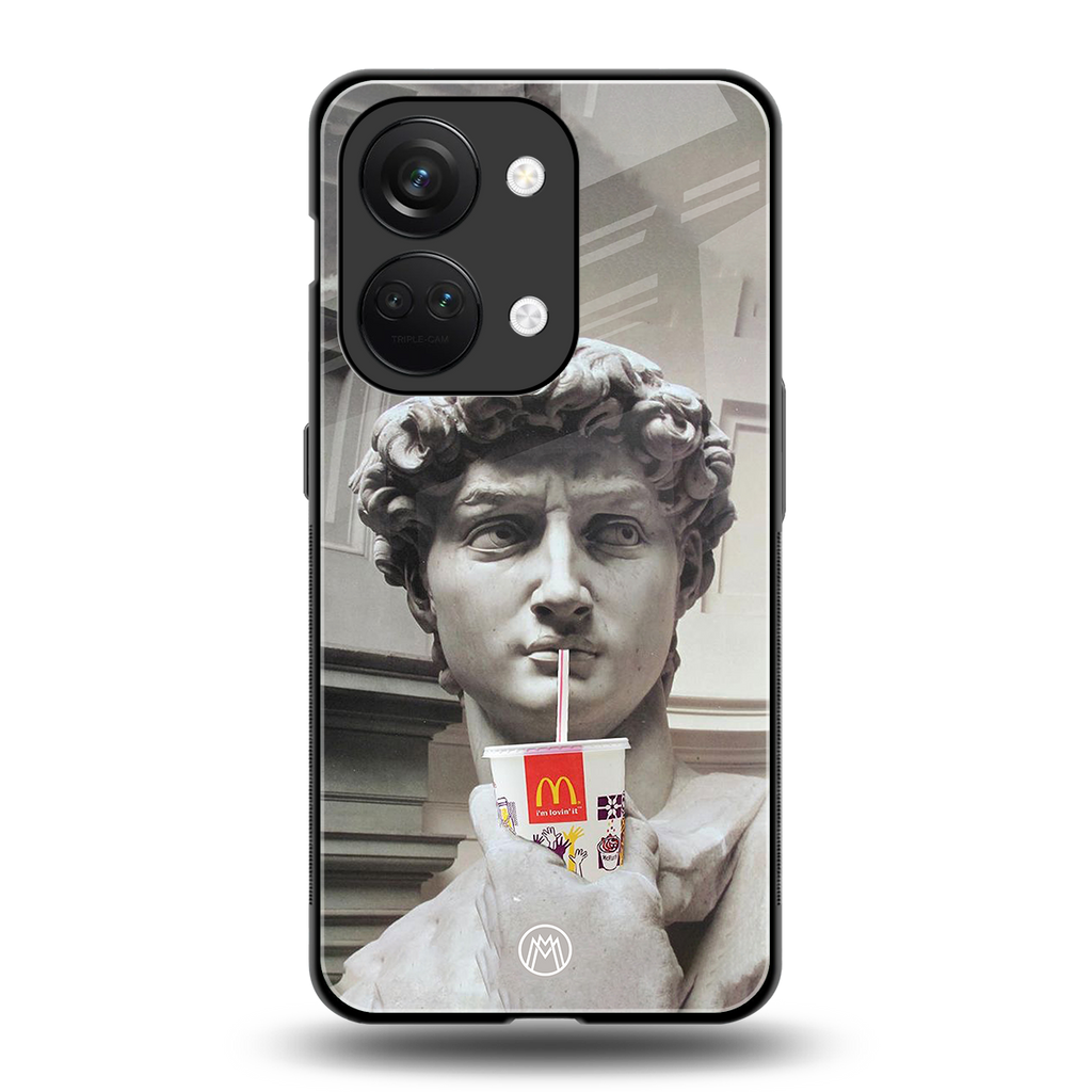 mc david back phone cover | glass case for oneplus nord 3