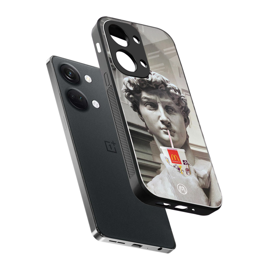 mc david back phone cover | glass case for oneplus nord 3