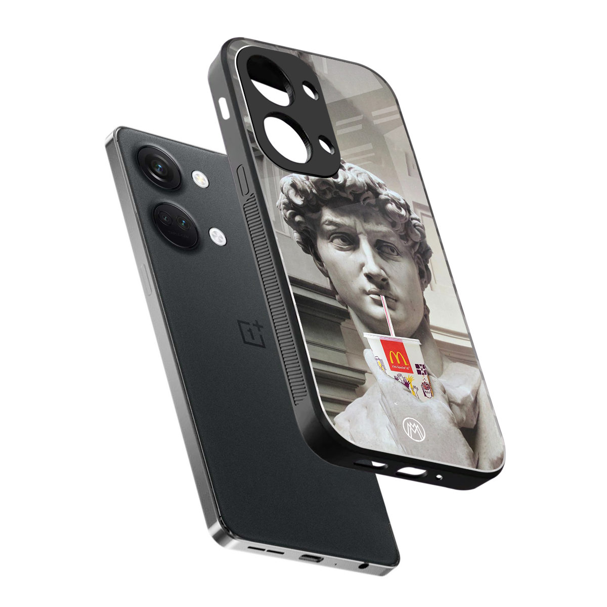 mc david back phone cover | glass case for oneplus nord 3
