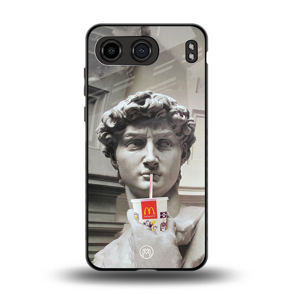 mc david back phone cover | glass case for oneplus nord 4
