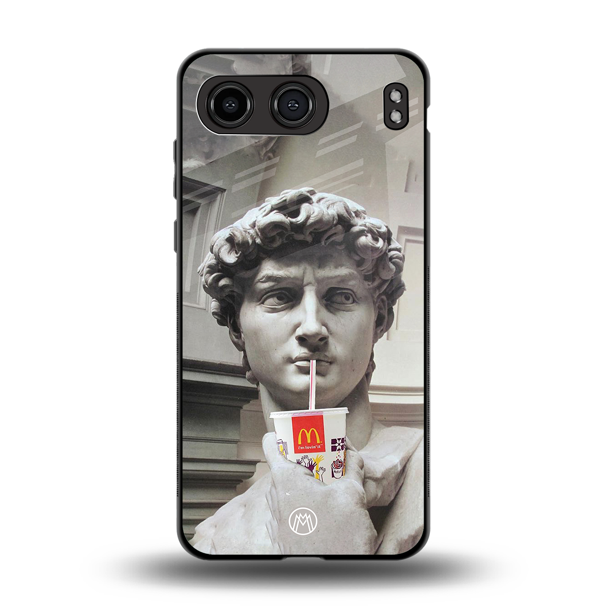 mc david back phone cover | glass case for oneplus nord 4