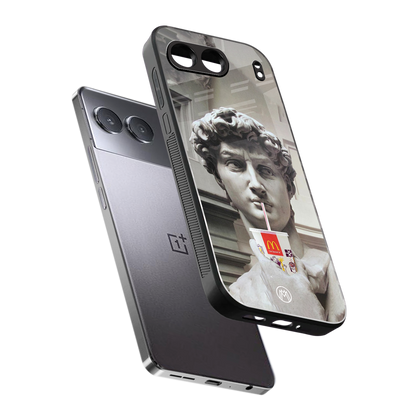 mc david back phone cover | glass case for oneplus nord 4