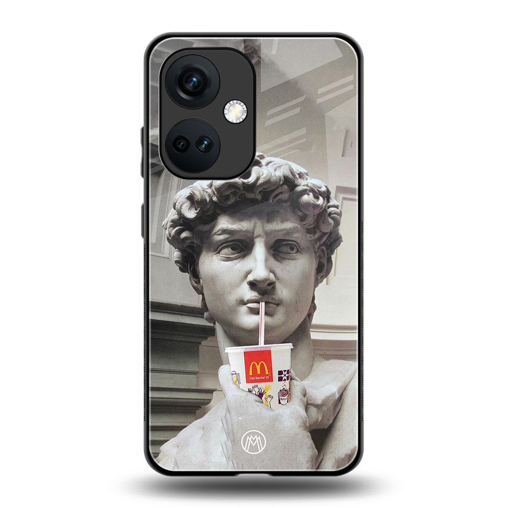 mc david back phone cover | glass case for oneplus nord ce 3