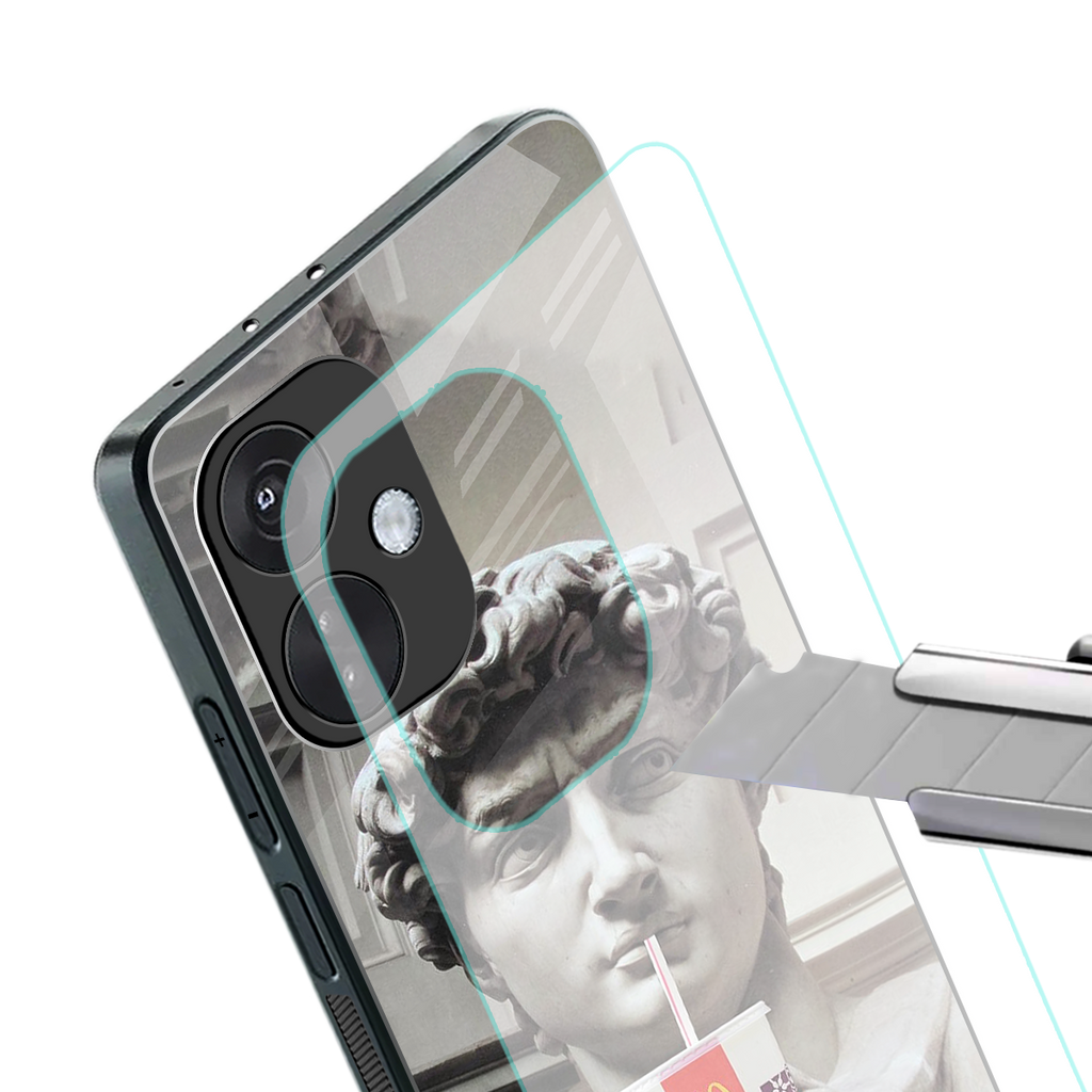 mc david back phone cover | glass case for oneplus nord ce 3