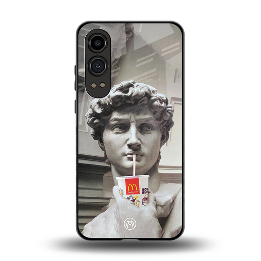 mc david back phone cover | glass case for oneplus nord ce 4 lite