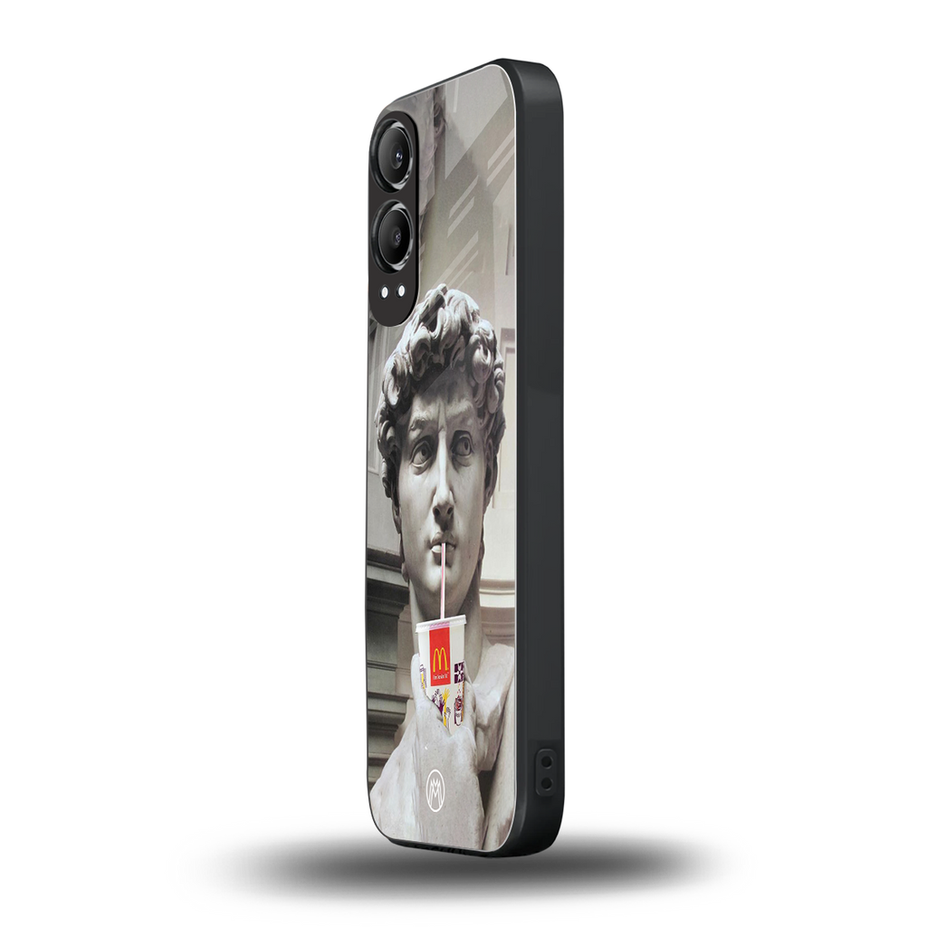 mc david back phone cover | glass case for oneplus nord ce 4 lite