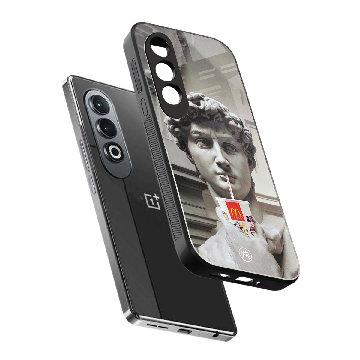 mc david back phone cover | glass case for oneplus nord ce 4