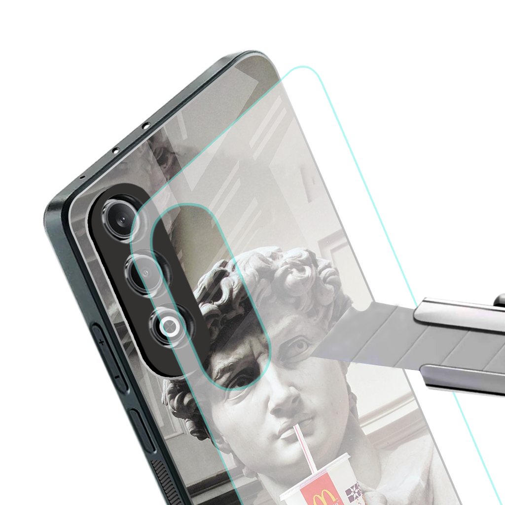 mc david back phone cover | glass case for oneplus nord ce 4