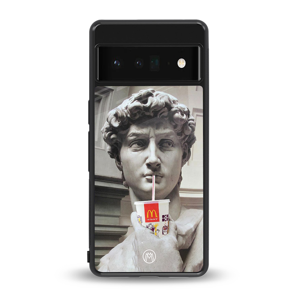 mc david back phone cover | glass case for google pixel 6 pro