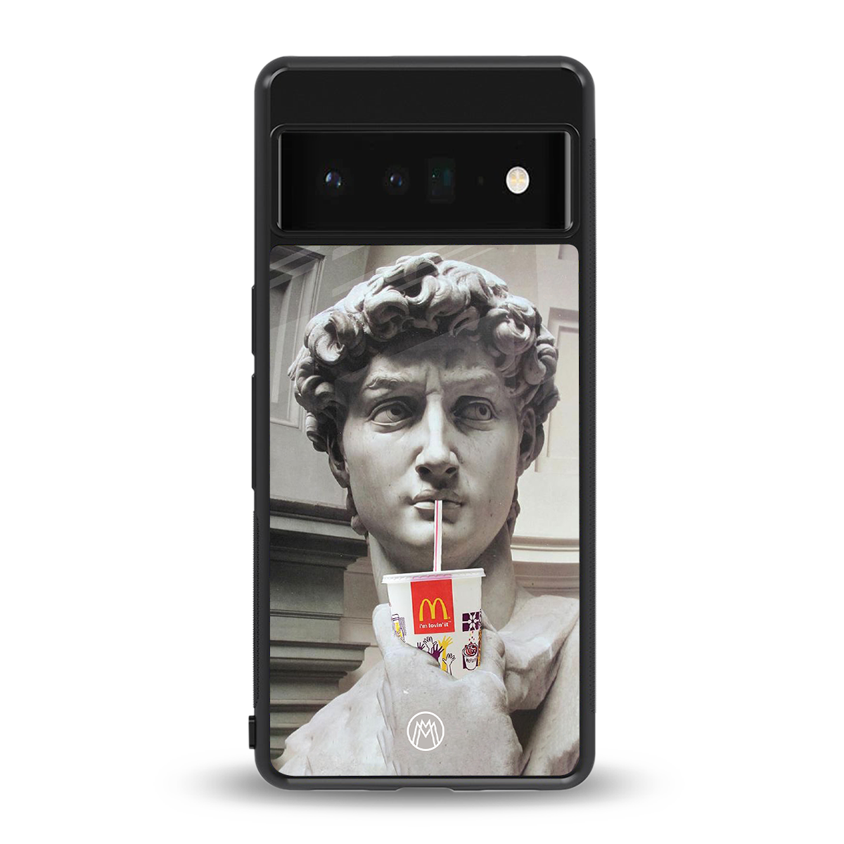 mc david back phone cover | glass case for google pixel 6 pro