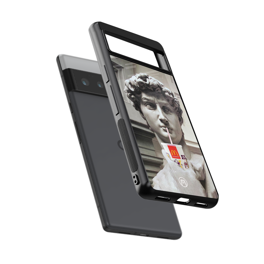 mc david back phone cover | glass case for google pixel 6 pro