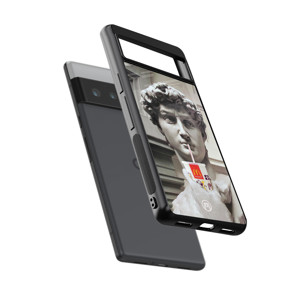 mc david back phone cover | glass case for google pixel 6 pro