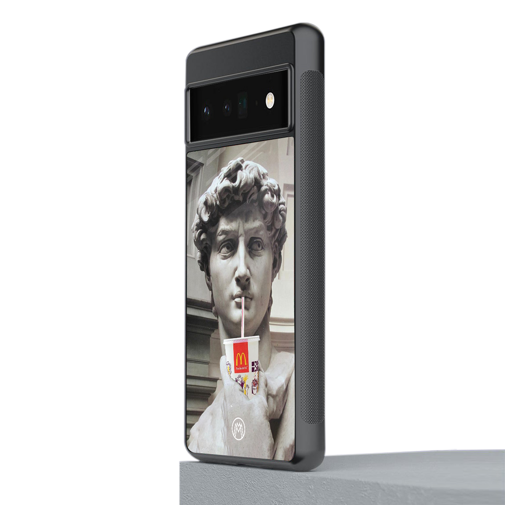 mc david back phone cover | glass case for google pixel 6 pro