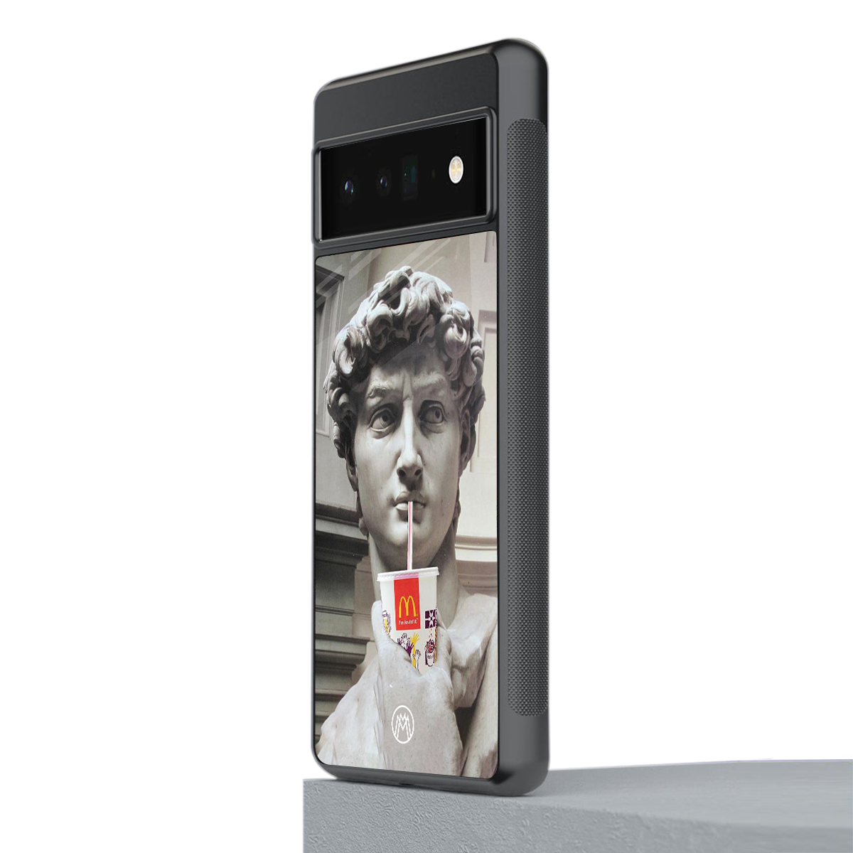 mc david back phone cover | glass case for google pixel 6 pro