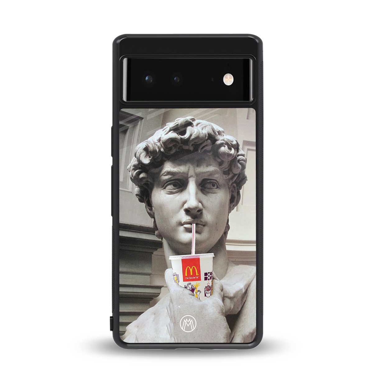 mc david back phone cover | glass case for google pixel 6