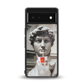 mc david back phone cover | glass case for Google Pixel 6A