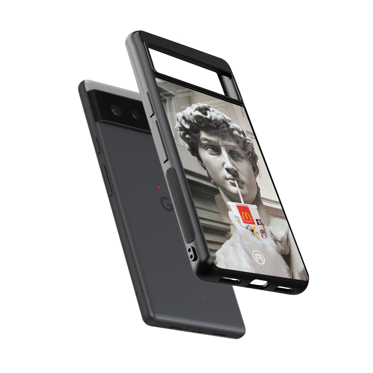 mc david back phone cover | glass case for google pixel 6