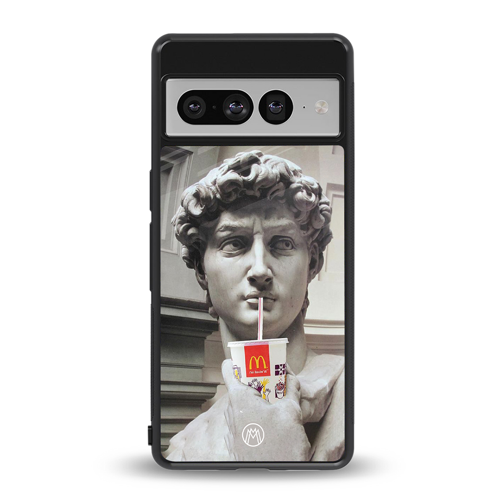 mc david back phone cover | glass case for google pixel 7 pro