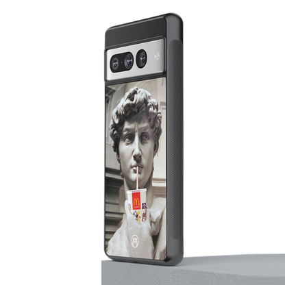 mc david back phone cover | glass case for google pixel 7 pro