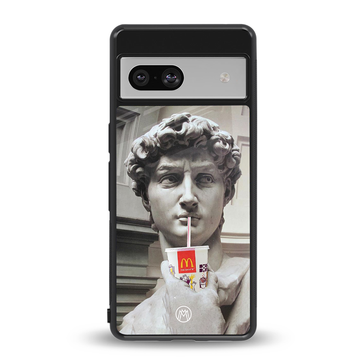 mc david back phone cover | glass case for Google Pixel 7A