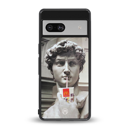 mc david back phone cover | glass case for Google Pixel 7A