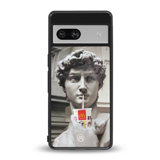 mc david back phone cover | glass case for Google Pixel 7A