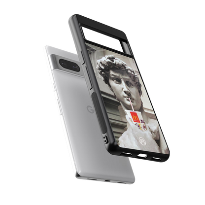 mc david back phone cover | glass case for Google Pixel 7A