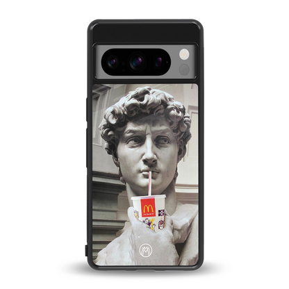 mc david back phone cover | glass case for google pixel 8 pro