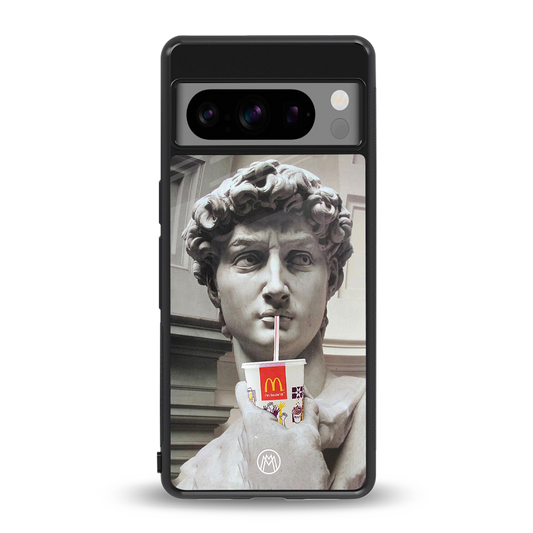 mc david back phone cover | glass case for google pixel 8 pro