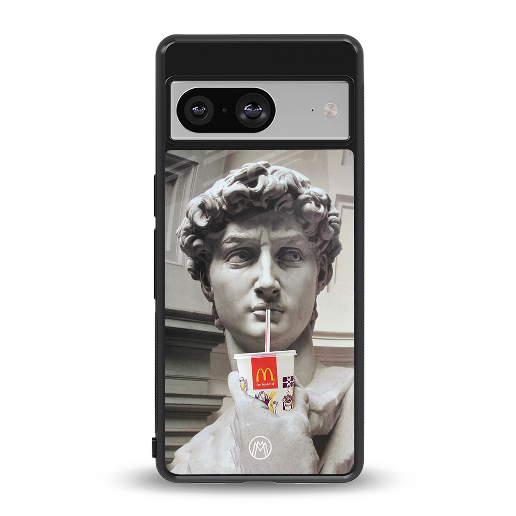 mc david back phone cover | glass case for Google Pixel 8