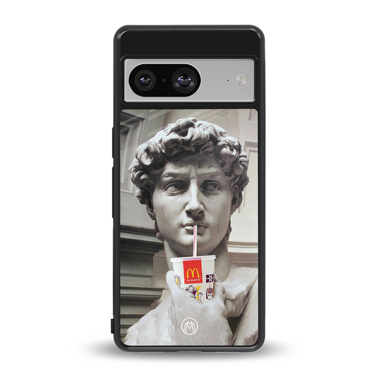 mc david back phone cover | glass case for Google Pixel 8