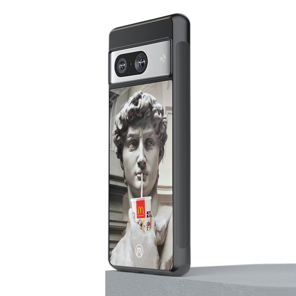 mc david back phone cover | glass case for Google Pixel 8