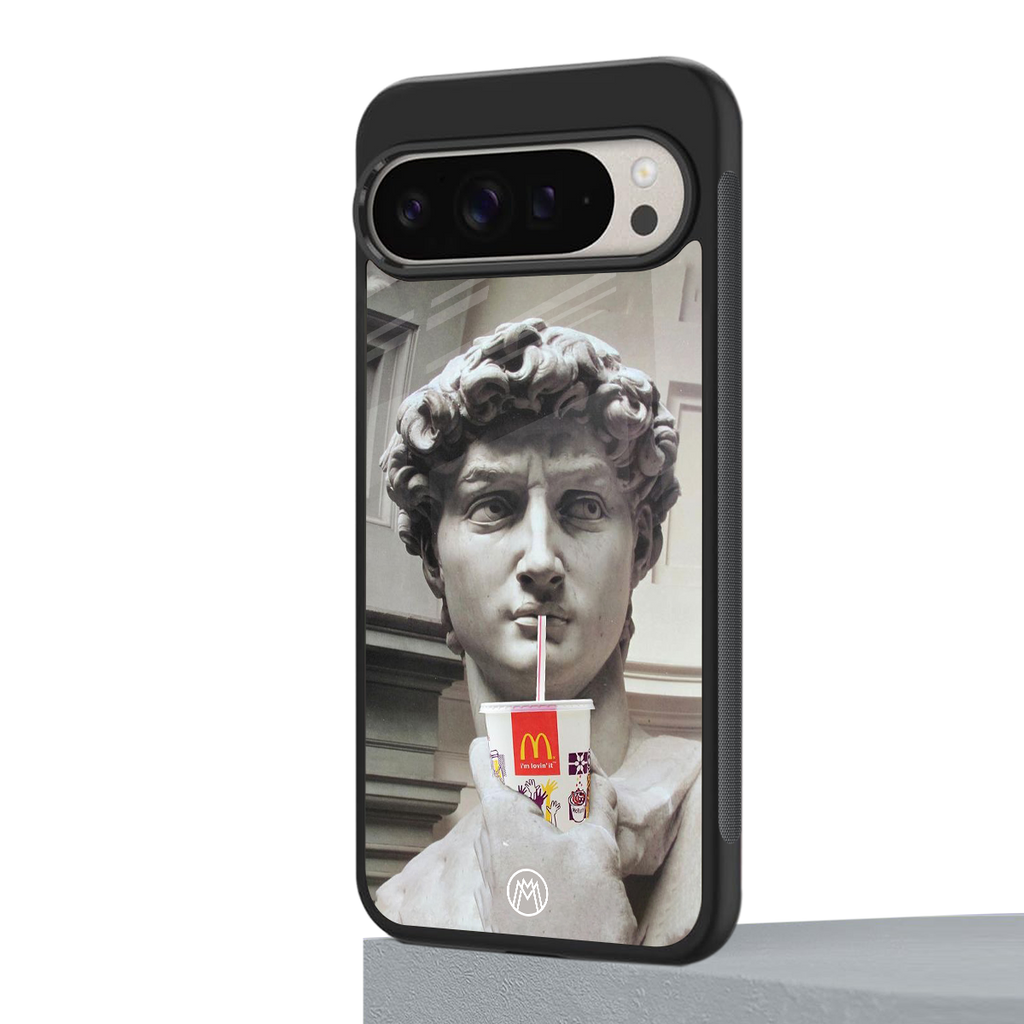 mc david back phone cover | glass case for google pixel 9 pro