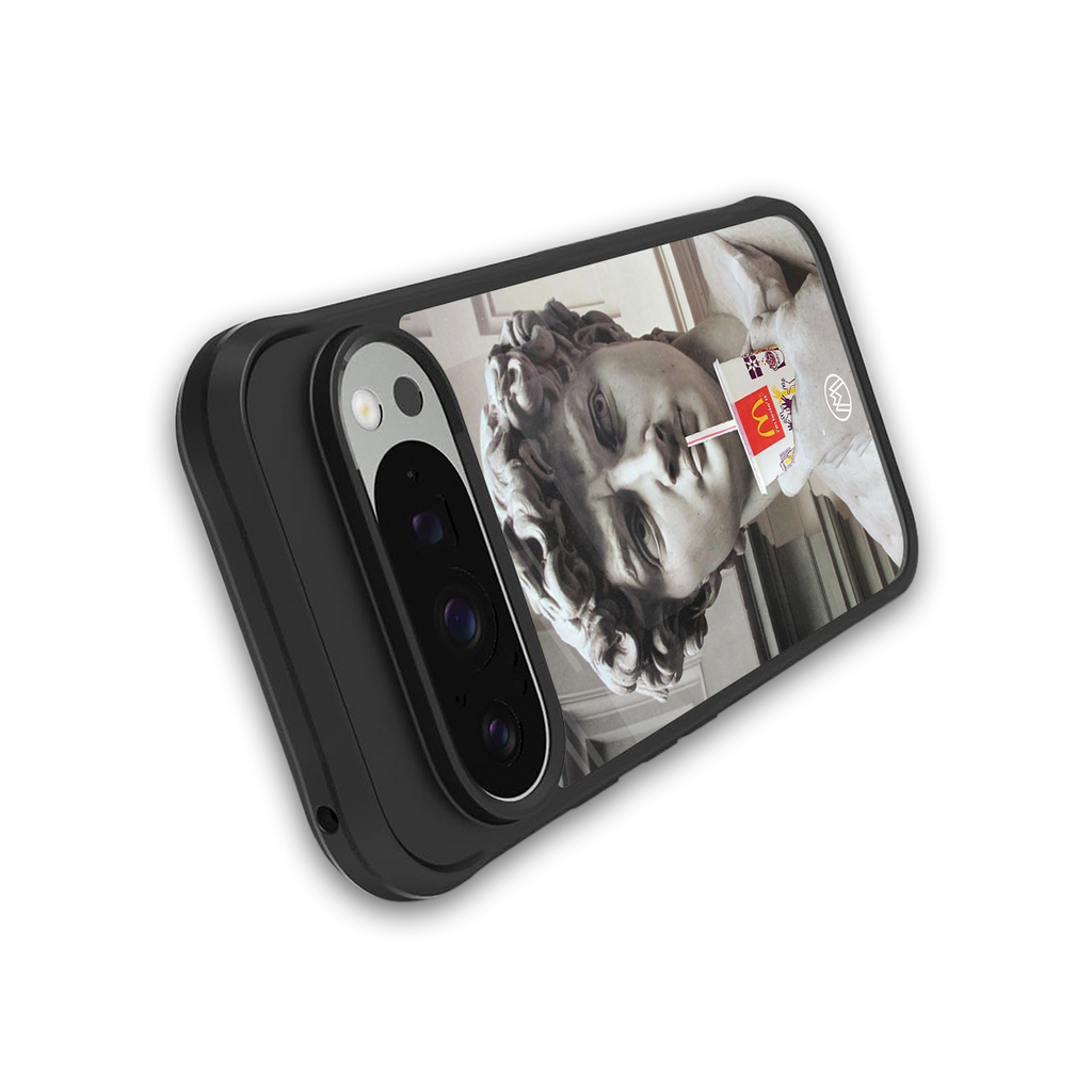 mc david back phone cover | glass case for google pixel 9 pro